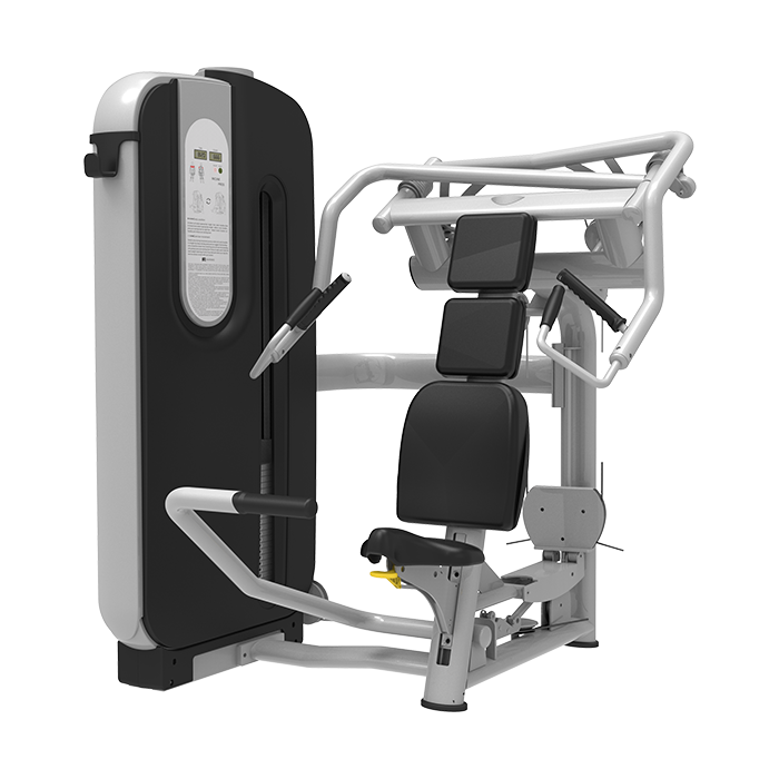 坐式上斜推胸练习器 